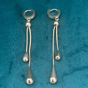 Modern gold tone Geometric Earrings with Polished Finish